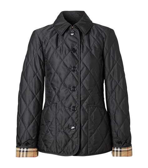 burberry black jacket women|Burberry jacket women overcoat.